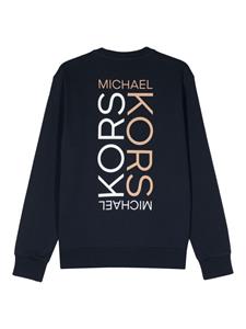 michaelkors Michael Kors Sweater met logopatch - Blauw