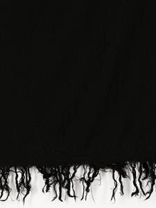 Rick Owens Sjaal van scheerwol - Zwart