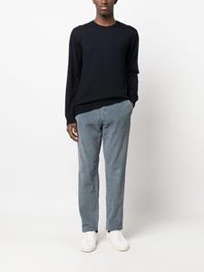 Corneliani Trui met geborduurd logo - Blauw