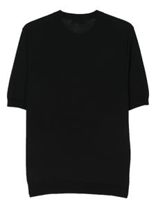 Ballantyne Gebreid T-shirt - Zwart