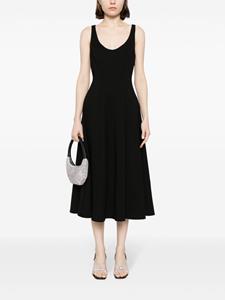 Reformation Mikol A-line midi dress - Zwart