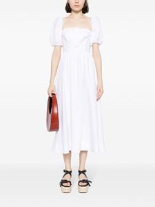 Reformation Linnen midi-jurk - Wit