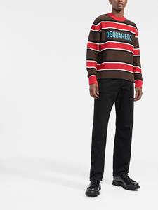 DSQUARED2 Trui met jacquard logo - Bruin