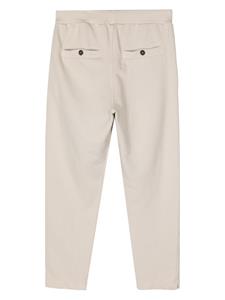 Massimo Alba elasticated-waist cotton trousers - Beige