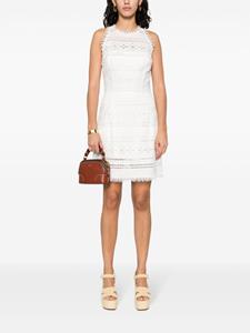ermannoscervino Ermanno Scervino Midi-jurk met franje - Wit