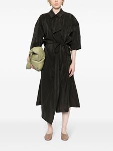 LEMAIRE Midi-blousejurk met korte mouwen - Bruin