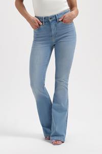 Kuyichi Damen vegan Jeans Lisette Flare Lucky Vintage Blau