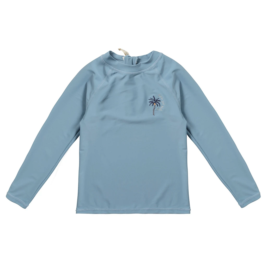 Salted Stories-collectie Zwemshirt Solid | Sverre (dusk  blue)