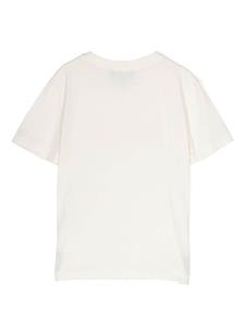 emporioarmanikids Emporio Armani Kids T-shirt met geborduurd logo - Beige