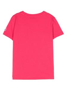Moncler Enfant T-shirt met logodetail - Roze