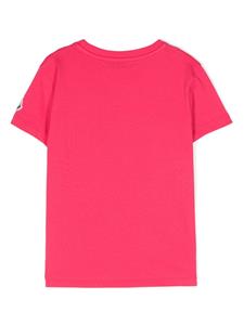 monclerenfant Moncler Enfant T-shirt met logodetail - Roze