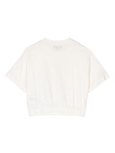 emporioarmanikids Emporio Armani Kids Jersey T-shirt met print - Wit