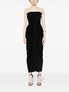 rickowens Rick Owens Radiance katoenen midi-jurk - Zwart