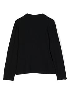 emporioarmanikids Emporio Armani Kids Blazer met wafelpatroon - Zwart