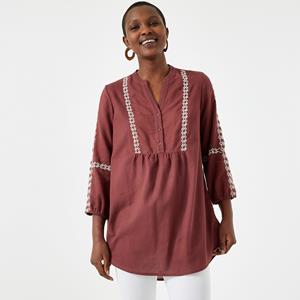 ANNE WEYBURN Blouse met tuniekhals, 3/4 mouwen