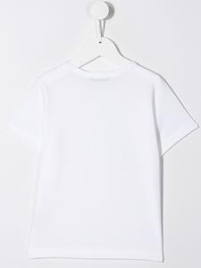 Acne Studios Kids T-shirt met Face patch - Wit