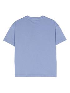 ETRO KIDS Katoenen T-shirt met borduurwerk - Blauw