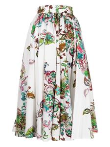 antoniomarras Antonio Marras Plooirok met A-lijn - Wit