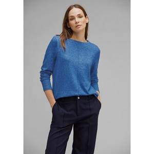 STREET ONE Langarmshirt, mit Ziernaht vorne