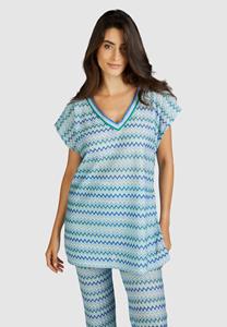 MARC AUREL Shirttop mit Zick-Zack-Muster