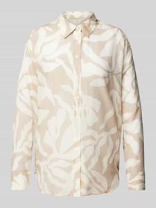 Gant Seidenbluse 4300332 Damen Bluse Relaxed Fit mit Palm Print