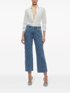 alice+olivia alice + olivia Cropped jeans - Blauw