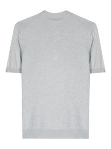 Barba short-sleeve silk polo shirt - Grijs
