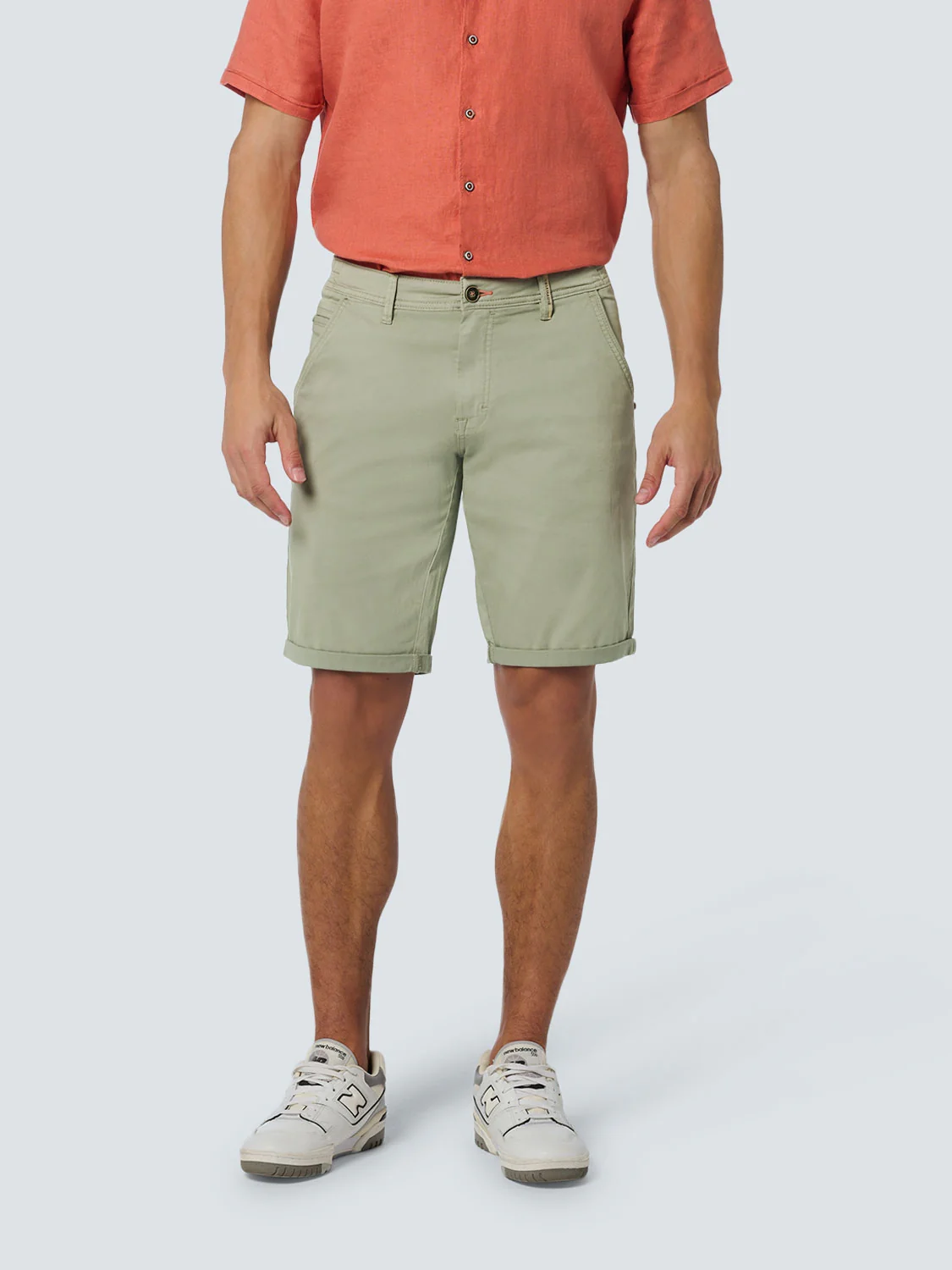 NO EXCESS Bermudas Short Chino Garment Dyed Twill Stre