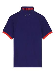 Vilebrequin Poloshirt met geborduurd logo - Blauw