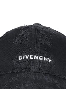 Givenchy Katoenen honkbalpet verfraaid met logo - Zwart