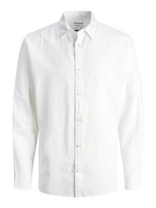 Jack & Jones Langarmhemd "JJESUMMER LINEN BLEND SHIRT LS SN"