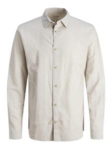 Jack & Jones Langarmhemd "JJESUMMER LINEN BLEND SHIRT LS SN"