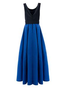 Tulleen Lucena sleeveless gown - Blauw