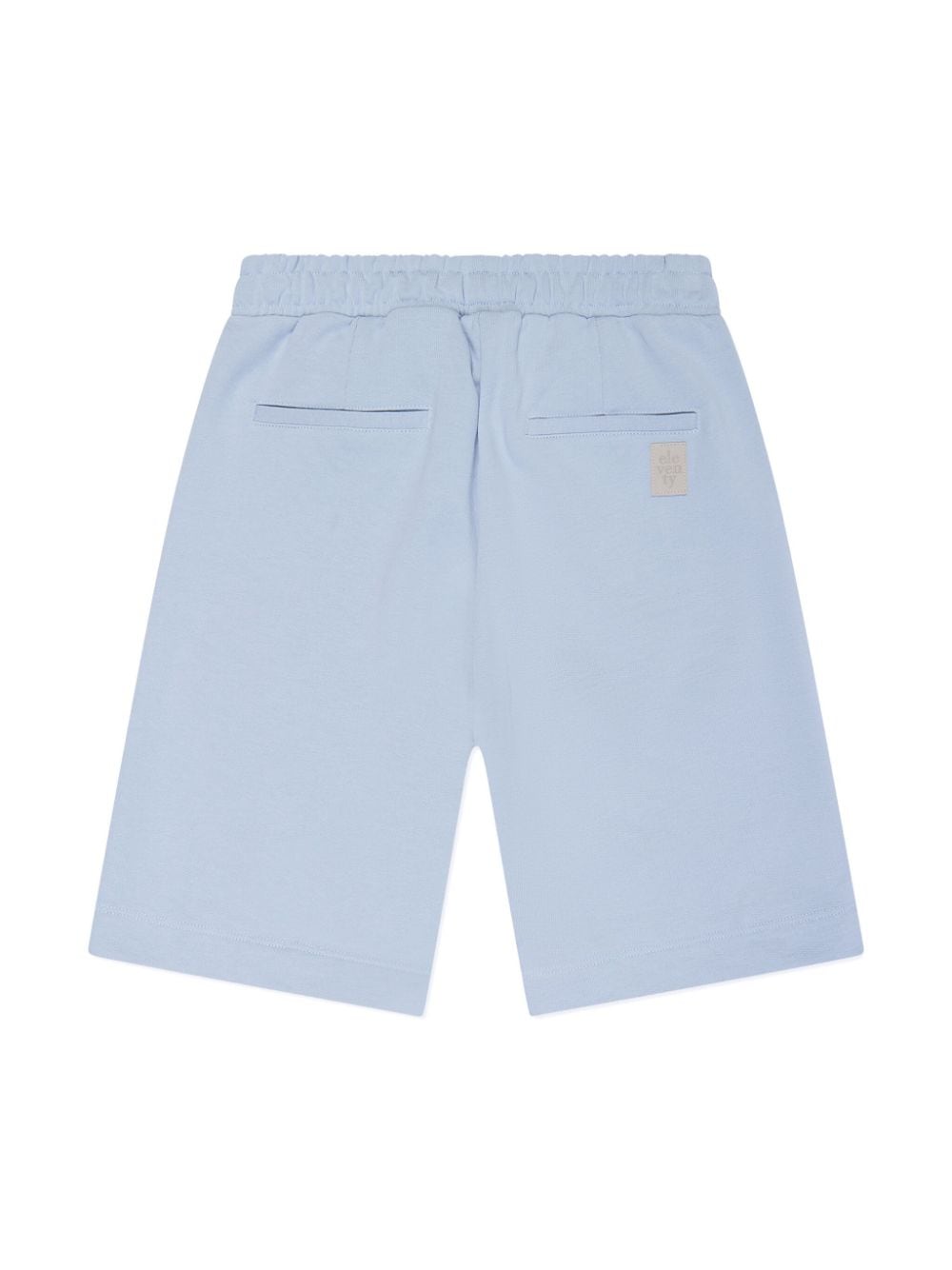 Eleventy Kids cotton cargo shorts - Blauw