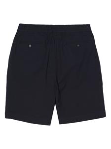 officinegenerale Officine Generale Phil seersucker shorts - Blauw