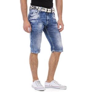 Cipo & Baxx Bermuda in denim en met markante zakken