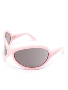 acnestudios Acne Studios Zonnebril met oversized rond montuur - Roze