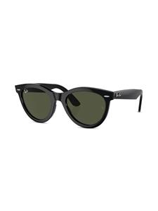Ray-Ban Wayfarer zonnebril met rond montuur - Zwart