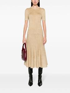 KHAITE A-lijn rok - Beige
