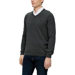 Trui van gebreide stof met geborduurd logo s.Oliver