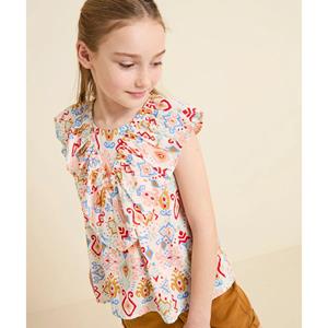 TAPE A L'OEIL Bedrukte blouse met korte mouwen