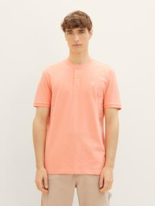 TOM TAILOR Denim Poloshirt Basic Poloshirt mit Bomberkragen