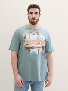 TOM TAILOR PLUS T-Shirt Plus - T-Shirt mit Fotoprint