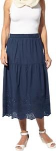 Your Look... for less! Dames comfortrok donkerblauw Maat