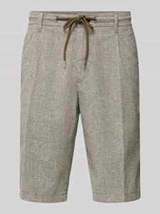 JOOP! JEANS Regular fit bermuda met strikceintuur, model 'RUDO'