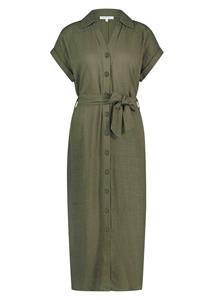Tramontana C03-12-501 Dress Shirt Belted Jurk 006200-olive