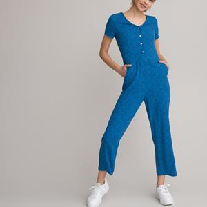 LA REDOUTE COLLECTIONS Losse, bedrukte jumpsuit, mooi achteraan