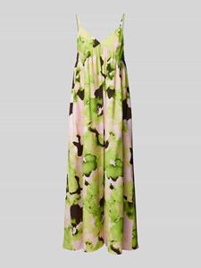 Selected Femme Midi-jurk met all-over print, model 'HELINDA'