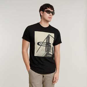 G-Star RAW T-Shirt "HQ oldskool logo lash r t"