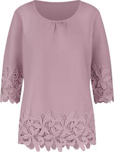 Your Look... for less! Dames Shirt met ronde hals mauve Maat